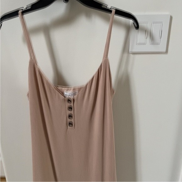 Privacy Please Dayton Mini Dress in Smokey Taupe L NWOT - Picture 4 of 8